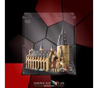 TECA IN PLEXIGLASS ACRILICO-SHOWCASE-TECA LEGO 75954 -LA SALA GRANDE DI HOGWARTS