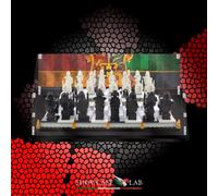 TECA IN PLEXIGLASS ACRILICO-SHOWCASE-TECA LEGO 76392 LA SCACCHIERA DI HOGWARTS
