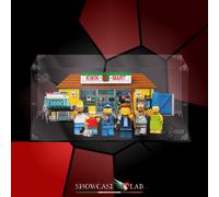 TECA IN PLEXIGLASS ACRILICO-SHOWCASE-TECA LEGO®SET 71016-JET MARKET-THESIMPSONS®