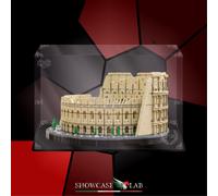 TECA IN PLEXIGLASS ACRILICO-SHOWCASE-TECA PER LEGO 10276-COLOSSEO-CREATOR EXPERT