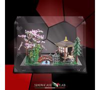 TECA IN PLEXIGLASS ACRILICO-SHOWCASE-TECA PER LEGO 10315-IL GIARDINO TRANQUILLO