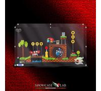 TECA IN PLEXIGLASS ACRILICO-SHOWCASE-TECA PER LEGO 21331-SONIC THE HEDGEHOG-2022