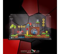TECA IN PLEXIGLASS ACRILICO-SHOWCASE-TECA PER LEGO 21331-SONIC THE HEDGEHOG-LP45