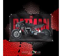 TECA IN PLEXIGLASS ACRILICO-SHOWCASE-TECA PER LEGO 42155-BATCYCLE-THE BATMAN