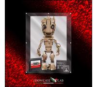 TECA IN PLEXIGLASS ACRILICO-SHOWCASE-TECA PER LEGO® 76217-IO SONO GROOT-MARVEL