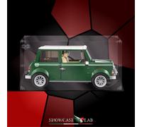 TECA IN PLEXIGLASS ACRILICO-SHOWCASE-TECA PER SET LEGO 10242-MINI COOPER-DISPLAY