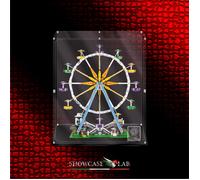 TECA IN PLEXIGLASS ACRILICO-SHOWCASE-TECA PER SET LEGO® 10247-RUOTA PANORAMICA