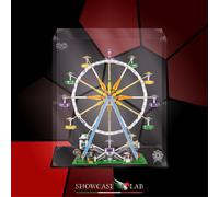 TECA IN PLEXIGLASS ACRILICO-SHOWCASE-TECA PER SET LEGO® 10247-RUOTA PANORAMICA