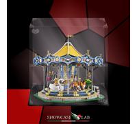 TECA IN PLEXIGLASS ACRILICO-SHOWCASE-TECA PER SET LEGO® 10257-GIOSTRA CAROSELLO