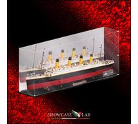 TECA IN PLEXIGLASS ACRILICO-SHOWCASE-TECA PER SET LEGO® 10294-TITANIC-EXPERT