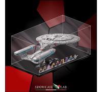 TECA IN PLEXIGLASS ACRILICO-SHOWCASE-TECA PER SET LEGO® 10356-Star Trek: U.S.S.