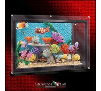 TECA IN PLEXIGLASS ACRILICO-SHOWCASE-TECA PER SET LEGO® 10366-ACQUARIO TROPICAL