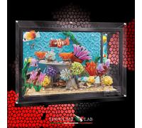 TECA IN PLEXIGLASS ACRILICO-SHOWCASE-TECA PER SET LEGO® 10366-Acquario tropicale