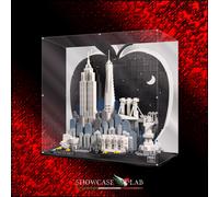 TECA IN PLEXIGLASS ACRILICO-SHOWCASE-TECA PER SET LEGO® 21066 NEW YORK BIG APPLE