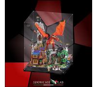 TECA IN PLEXIGLASS ACRILICO-SHOWCASE-TECA PER SET LEGO® 21348-Dungeons & Dragons