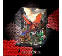TECA IN PLEXIGLASS ACRILICO-SHOWCASE-TECA PER SET LEGO® 21348-Dungeons & Dragons