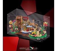 TECA IN PLEXIGLASS ACRILICO-SHOWCASE-TECA PER SET LEGO® 21360-Willy Wonka e la f