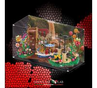 TECA IN PLEXIGLASS ACRILICO-SHOWCASE-TECA PER SET LEGO® 21360-Willy Wonka e la f