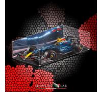 TECA IN PLEXIGLASS ACRILICO-SHOWCASE-TECA PER SET LEGO® 42206-ORACLE RED BULL F1