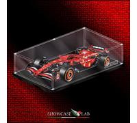 TECA IN PLEXIGLASS ACRILICO-SHOWCASE-TECA PER SET LEGO® 42207-FERRARI SF-24