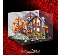 TECA IN PLEXIGLASS ACRILICO-SHOWCASE-TECA PER SET LEGO®42705 BAITA NELLA FORESTA