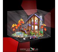 TECA IN PLEXIGLASS ACRILICO-SHOWCASE-TECA PER SET LEGO®42705 BAITA NELLA FORESTA