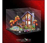 TECA IN PLEXIGLASS ACRILICO-SHOWCASE-TECA PER SET LEGO®42705 BAITA NELLA FORESTA
