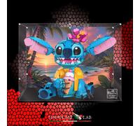TECA IN PLEXIGLASS ACRILICO - SHOWCASE - TECA PER SET LEGO® 43249 - STITCH
