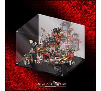 TECA IN PLEXIGLASS ACRILICO-SHOWCASE-TECA PER SET LEGO® 71861-La vecchia città -