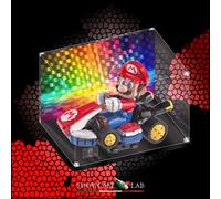 TECA IN PLEXIGLASS ACRILICO-SHOWCASE-TECA PER SET LEGO® 72037-Mario Kart™: Mario
