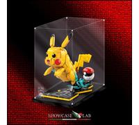 TECA IN PLEXIGLASS ACRILICO-SHOWCASE-TECA PER SET LEGO® 72152-Pikachu e Poké Ba