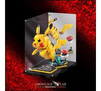 TECA IN PLEXIGLASS ACRILICO-SHOWCASE-TECA PER SET LEGO® 72152-Pikachu e Poké Bal