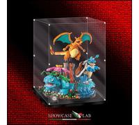TECA IN PLEXIGLASS ACRILICO-SHOWCASE-TECA PER SET LEGO® 72153-Venusaur, Chariza