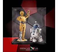 TECA IN PLEXIGLASS ACRILICO-SHOWCASE-TECA PER SET LEGO® 75398 & 75379 - C-3PO™