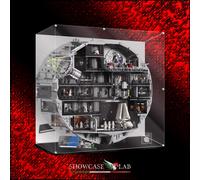 TECA IN PLEXIGLASS ACRILICO-SHOWCASE-TECA PER SET LEGO® 75419-MORTE NERA