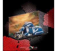 TECA IN PLEXIGLASS ACRILICO-SHOWCASE-TECA PER SET LEGO® 75435-MTT™ separatista B
