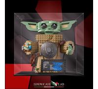 TECA IN PLEXIGLASS ACRILICO-SHOWCASE-TECA PER SET LEGO® 75446 GROGU™ APPRENDISTA