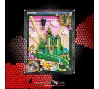 TECA IN PLEXIGLASS ACRILICO-SHOWCASE-TECA PER SET Lego® 75685 - Wall Art Città d
