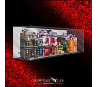 TECA IN PLEXIGLASS ACRILICO-SHOWCASE-TECA PER SET LEGO® 75978-DIAGON ALLEY-HP