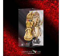 TECA IN PLEXIGLASS ACRILICO-SHOWCASE-TECA PER SET LEGO®76191 GUANTO DELL'INFINIT