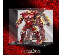 TECA IN PLEXIGLASS ACRILICO-SHOWCASE-TECA PER SET LEGO® 76210-HULKBUSTER-MARVEL