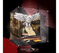TECA IN PLEXIGLASS ACRILICO-SHOWCASE-TECA PER SET LEGO® 76391-ICONE DI HOGWARTS