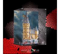 TECA IN PLEXIGLASS ACRILICO-SHOWCASE-TECA PER SET LEGO® 76450-Castello di Hogwar
