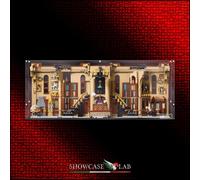 TECA IN PLEXIGLASS ACRILICO-SHOWCASE-TECA PER SET LEGO®76478 BOOK NOOK:UFFICIO D