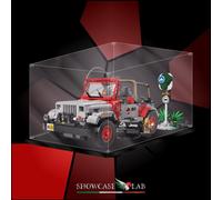 TECA IN PLEXIGLASS ACRILICO-SHOWCASE-TECA PER SET LEGO® 77984 - Jurassic Park Je
