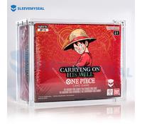 Teca per One Piece Booster Box OP ENG Case Acrilico Plexiglass Anti UV Magnetica