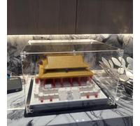 Teca Plexiglass 10 15 20 25 30 35 40 45 50 55 60 Cm di Altezza in Acrilico Scatola Espositiva, Bambole Giocattolo/ Figure Vetrina Trasparente Rimovibile, per Lo Stoccaggio Domestico(45cm(18")x45cm(18"