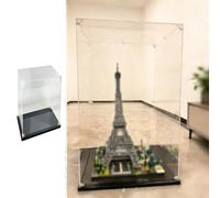 Teca Plexiglass Espositore da Terra in Acrilico Trasparente da 15-70 cm, Copertura Antipolvere per Oggetti da Collezione/Trofei/Lavori Artigianali/Modellini(25x35xH35cm/10x14x14")