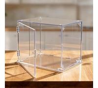 teca plexiglass Scatola Espositiva in Acrilico con Protezione UV, Scatola Espositiva in Plastica per Action Figure, Piccola Scatola Espositiva Quadrata Miniature(45x30x30cm/18x12x12in)