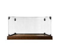 Teca Plexiglass Vetrina con Coperchio Antipolvere Trasparente, Contenitori in Acrilico Extra Larghi per Auto Figure Oggetti da Collezione, 30 35 40 45 50 55 60 cm(40x20x25 cm/16x8x10 in)